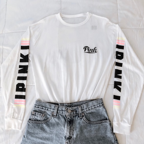 PINK Victoria's Secret Tops - VS Pink T-shirt long sleeve